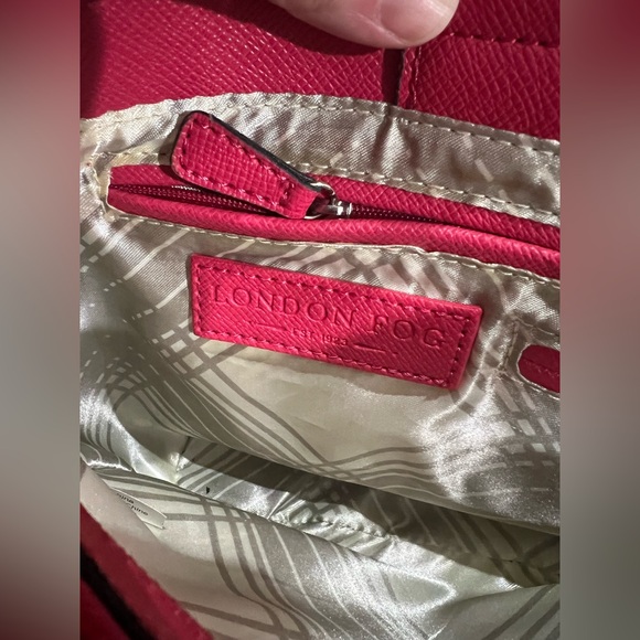 Pink London Fog purse bag tote - Picture 9 of 13